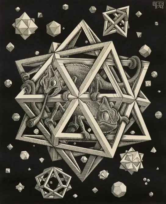 Stars by M.C. Escher